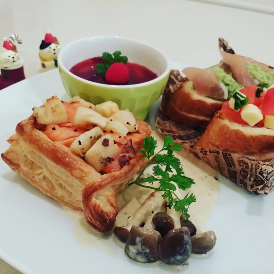 パイシートを使ってクリスマスおもてなし料理