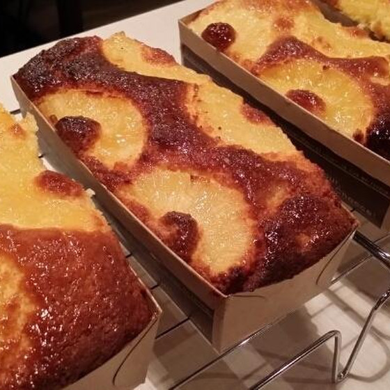 パイナップルとココナッツのパウンドケーキ
