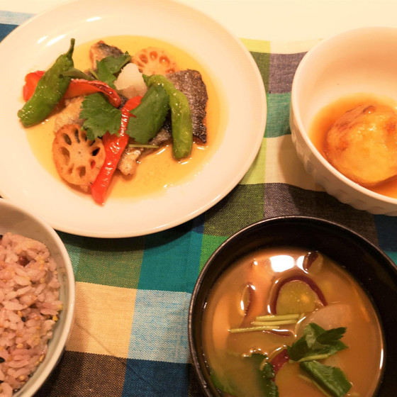 秋の食材さんまのおろしに挑戦！