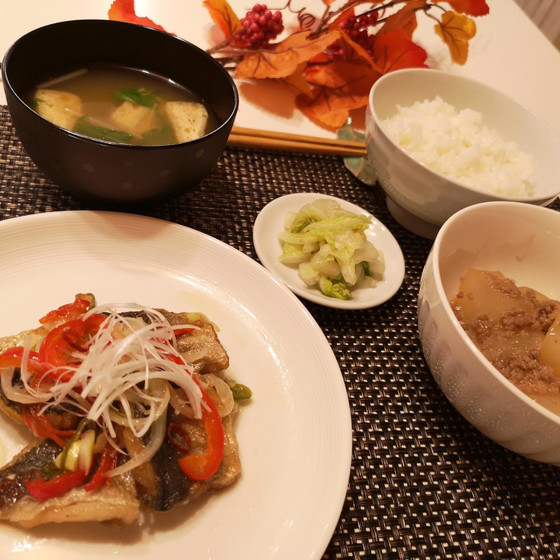 魚の三枚おろしに挑戦！『鯵の南蛮漬け』