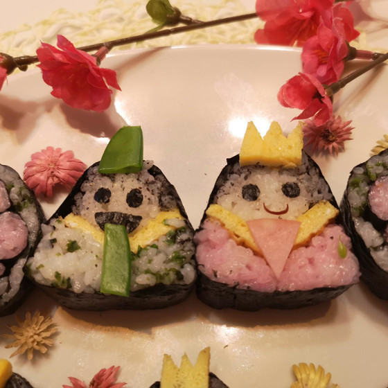 お雛様巻きずし