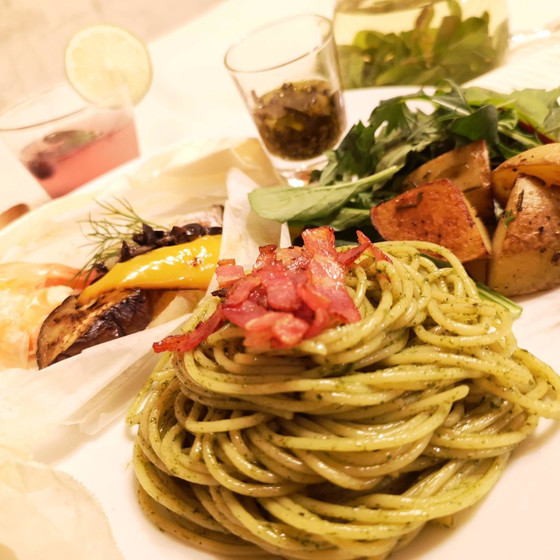 大葉のジェノベーゼ　～ハーブ活用イタリアン～