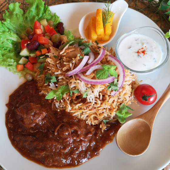 インド料理ビリヤニプレート