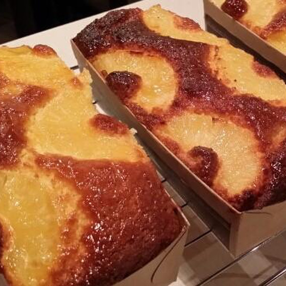パイナップルとココナッツのパウンドケーキ