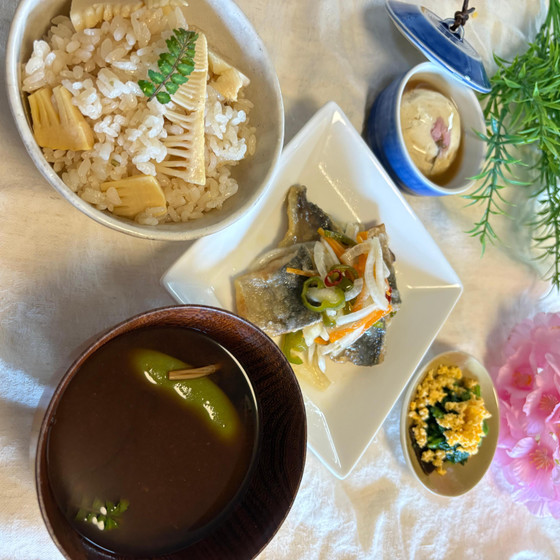 春の一汁三菜