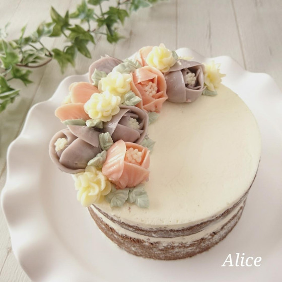 フラワーケーキ1Dayレッスン　～ピオニー～