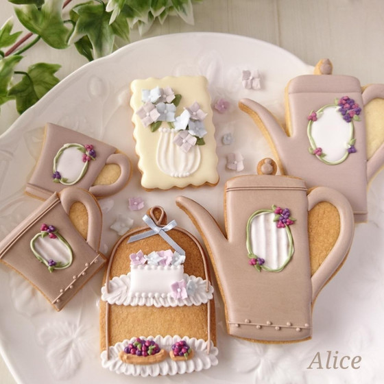 アイシングクッキー1Dayレッスン　～Tea Party～