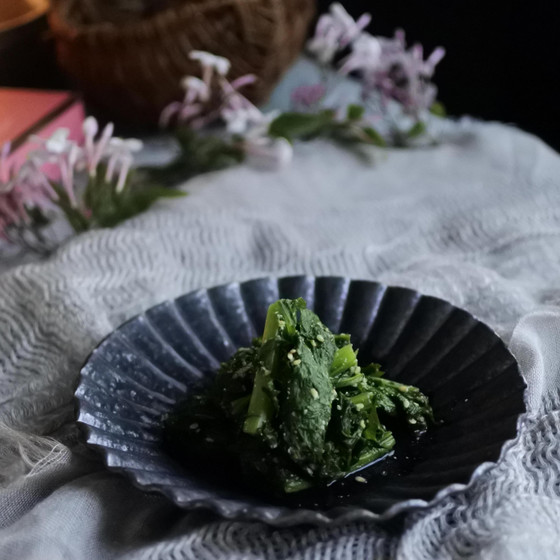 ・春野菜のゴマ酢和え