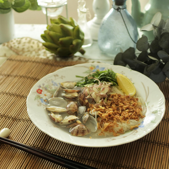 【貧血予防】【1食221kcal】アサリ出汁の素麺