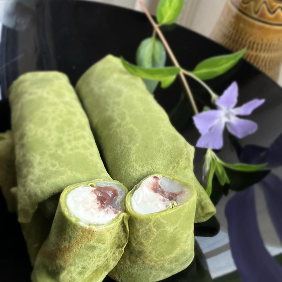 求肥入り抹茶クレープ（抹茶ミルクレープのレシピ＆ご試食付き）