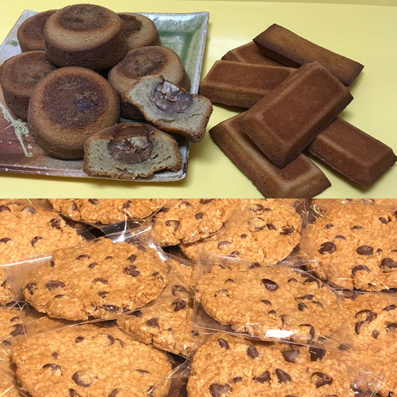 フィナンシェ２種&オートミールチョコチップディスク