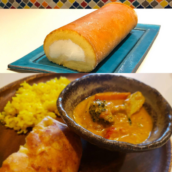 野菜カレー&コーンのフォカッチャ&カステラロール（新作＋限定