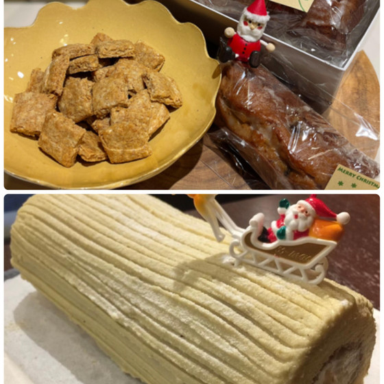 Wレッスン　新作「ロワイヤルケーキ＆全粒粉オリーブオイルサブレ」とリピート「焼き芋ロール」