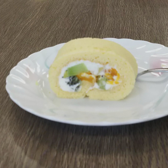 ロールケーキ作り