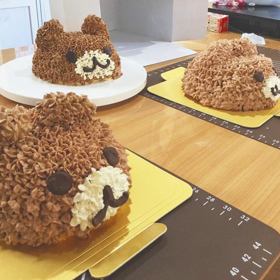 くまさんの立体ケーキ　１６ｃｍホール　土日祝