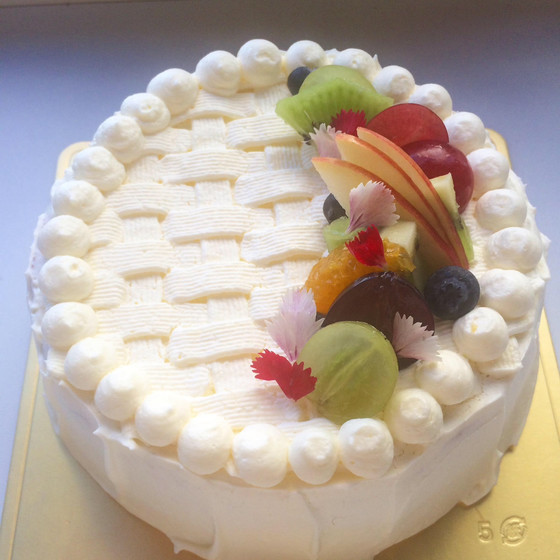 基本のデコレーションケーキ　１５ｃｍ（ビギナーSET）