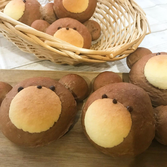 くまさんのチョコレートパン　６匹（土日祝・３/１）