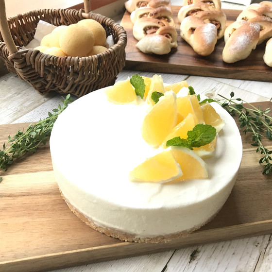 小夏とレモンのレアチーズケーキ　１５ｃｍ（平日）