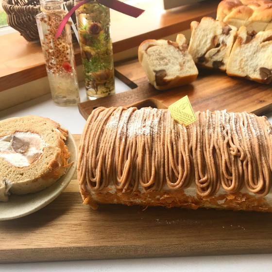 栗のモンブランロールケーキ（平日）　