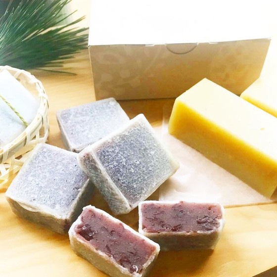 冬の和菓子　小豆きんつばと芋羊羹（土日祝）