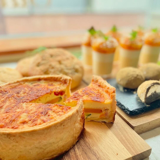 夏野菜のキッシュ＆基本のフォカッチャ(平日)