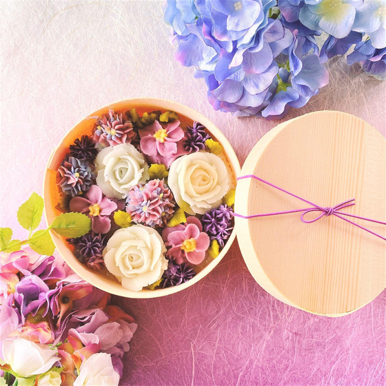初級：紫陽花のフラワーおはぎBOXレッスン