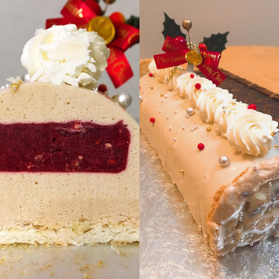クリスマスのフランス菓子　『ブランシュ　ノエル』