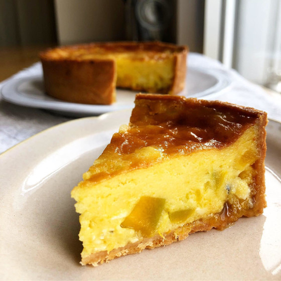 かぼちゃのお菓子　『かぼちゃとブルーチーズのチーズケーキ』