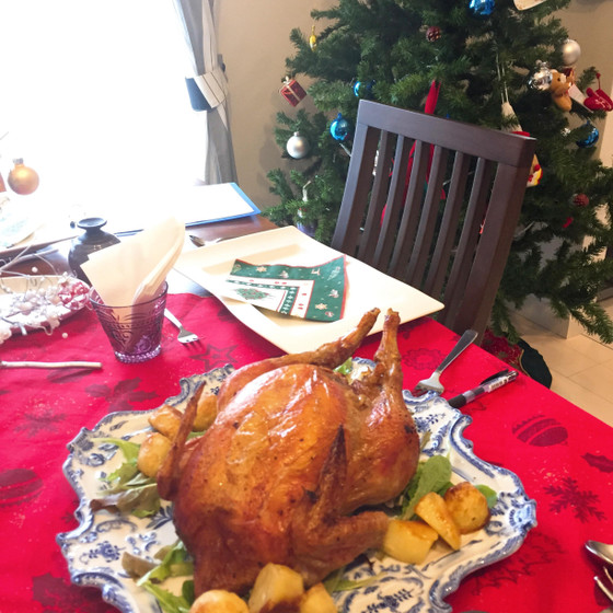クリスマスのおもてなし　ローストチキン講座
