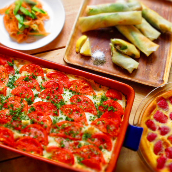 彩りのイタリアン　手打ちパスタのシーフードラザニア
