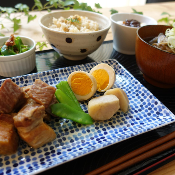 簡単いつものおうちごはん・ストウブで作るトロトロ塩豚角煮