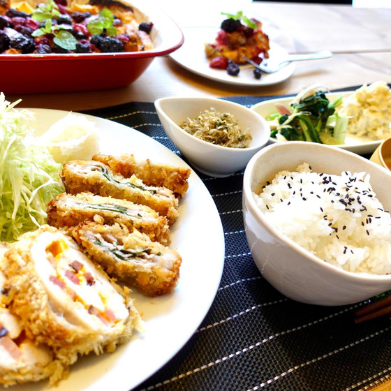 いつものおうちごはん　サクサクカツと炊きたてご飯に合うおかず