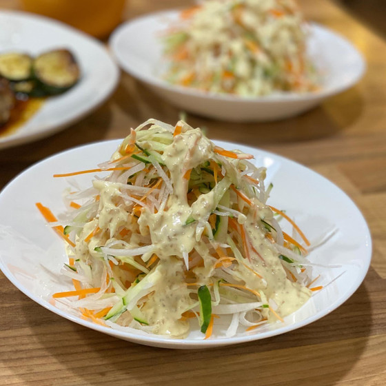 大根のシャキシャキサラダ