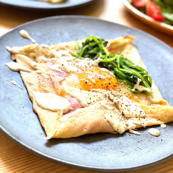 蕎麦粉のガレット