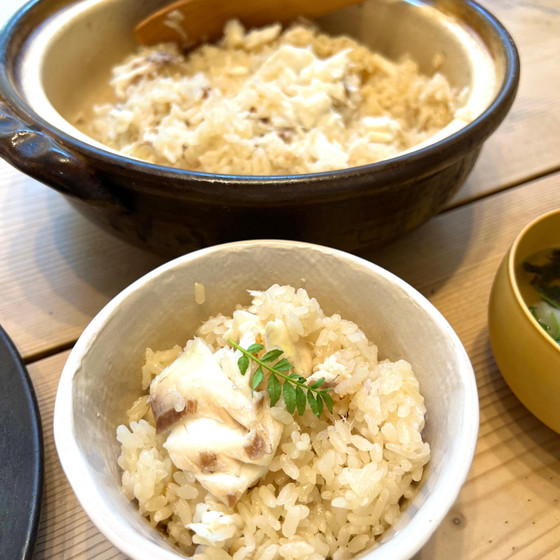 鯛の土鍋炊き込みご飯