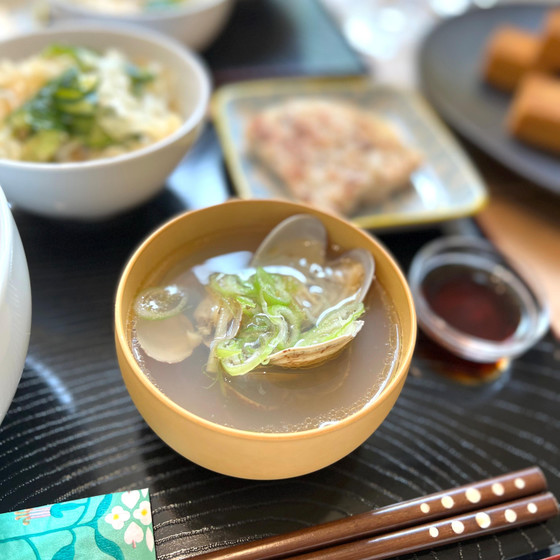 台湾風アサリスープ