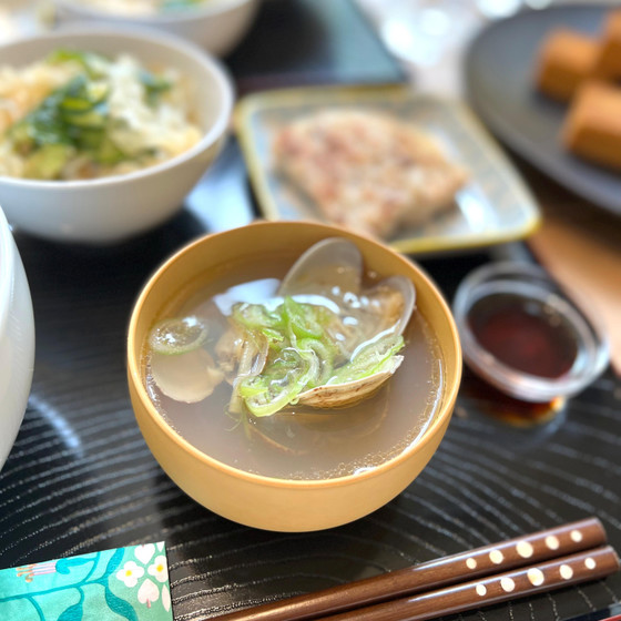 台湾風アサリスープ