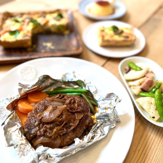 【オンライン】2022年版　キッシュ＆包み焼きハンバーグ！よくばりDELIメニュー