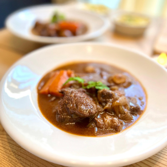 ブフブルギニヨン(牛肉の赤ワイン煮込み)