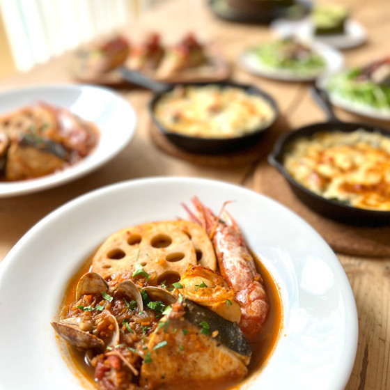 【オンライン】和食材×フレンチ　冬に美味しい和食材でシンプルフレンチ