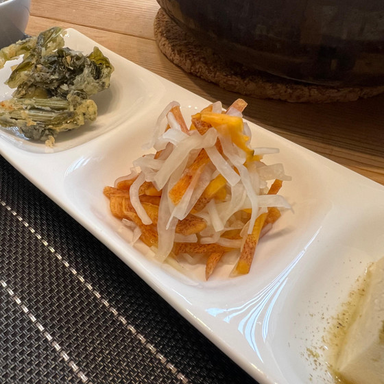 柿と大根のなます