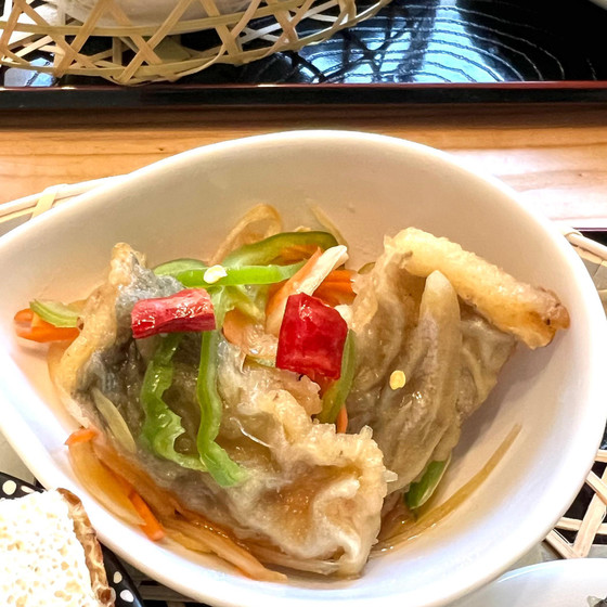 鯵の黒酢南蛮漬け