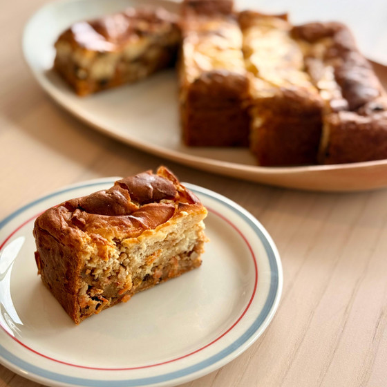 チーズケーキ＆キャロットケーキのハイブリッドケーキバー