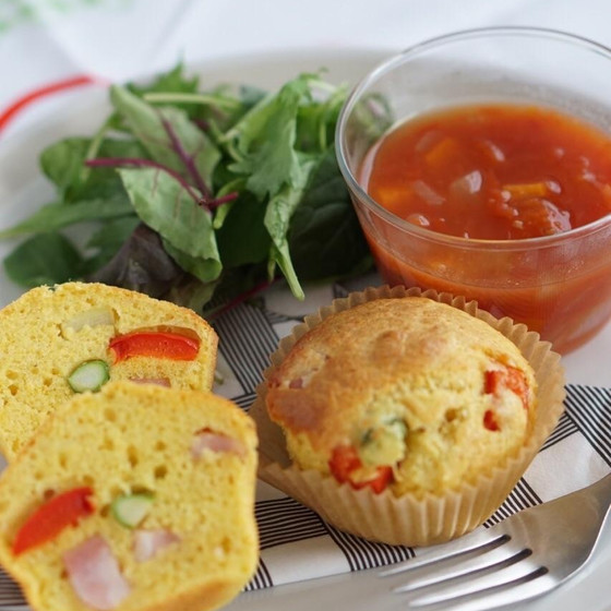 簡単おしゃれな  カレーケークサレ