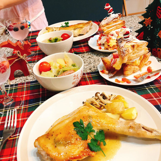 【単発受講可能】　クリスマスメニュー　旬メニュークラス秋３回