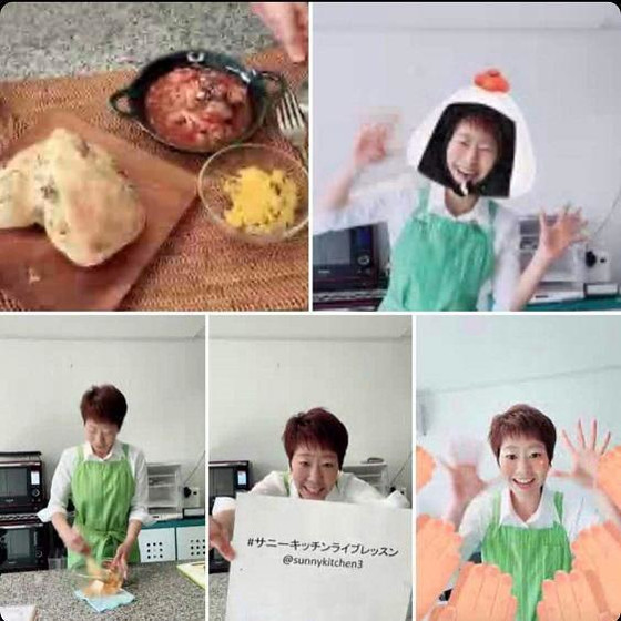 前回のレッスンの様子です。ＬＩＶＥ配信でみんなで楽む