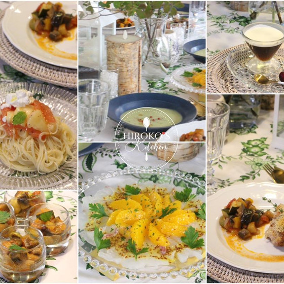 カジュアルなおもてなし料理＜夏のイタリアンなテーブル＞