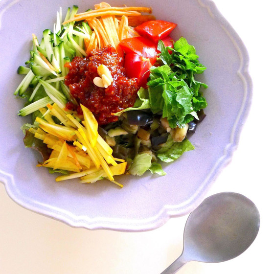 夏野菜ビビンパレッスン