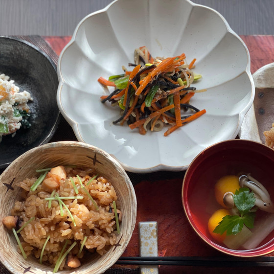 秋を楽しむ10月の和食♪