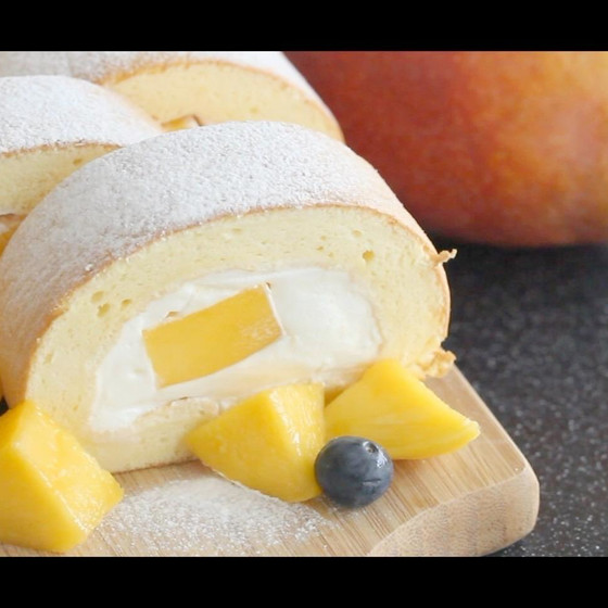 プロのパティシエに学ぶ『白桃のスフレロールケーキ♪（実践)』